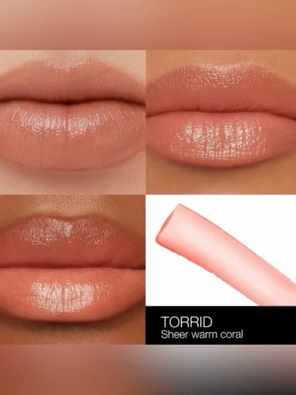 Torrid Afterglow Lip Balm Nars Brand New in Box (NWT) Authentic Sheee Coral